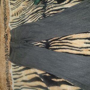 Express Gray Flare Pants with Boot Cut Design